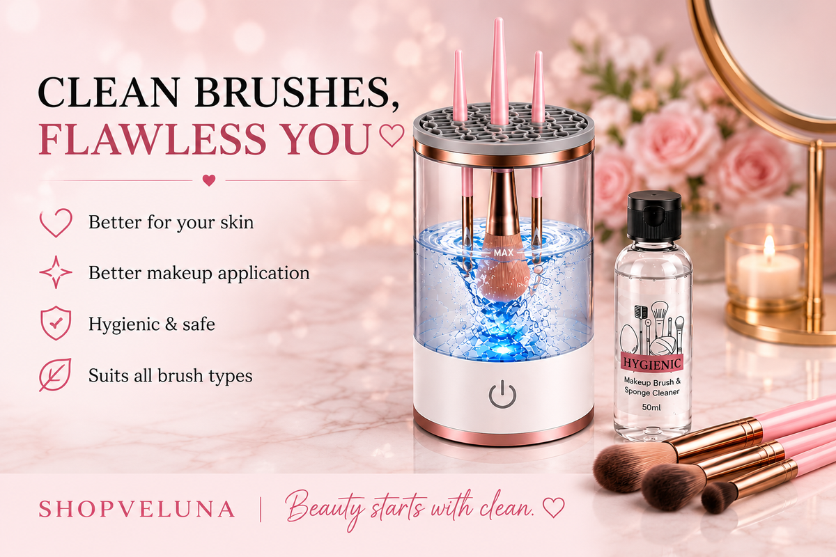 Clean Brushes, Flawless You - ShopVeluna